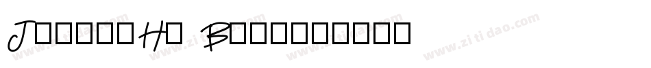 JabcedHy Bold字体转换